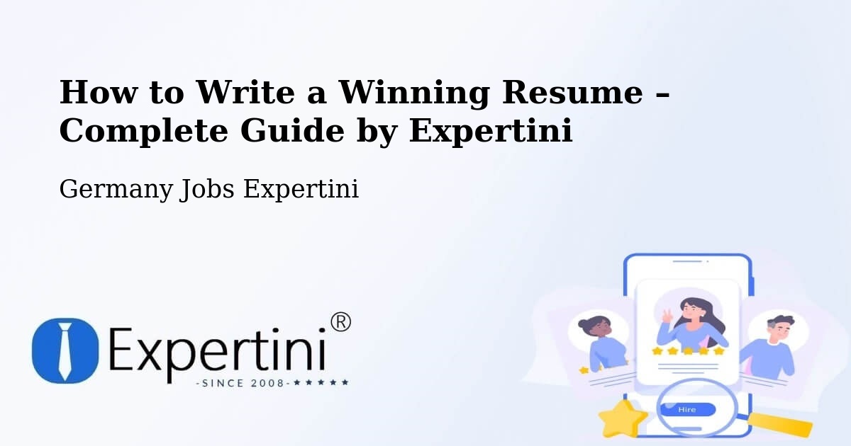 Resume Writing Guide for Job Seekers – Orlamünde - Orlamünde, Germany Jobs Expertini